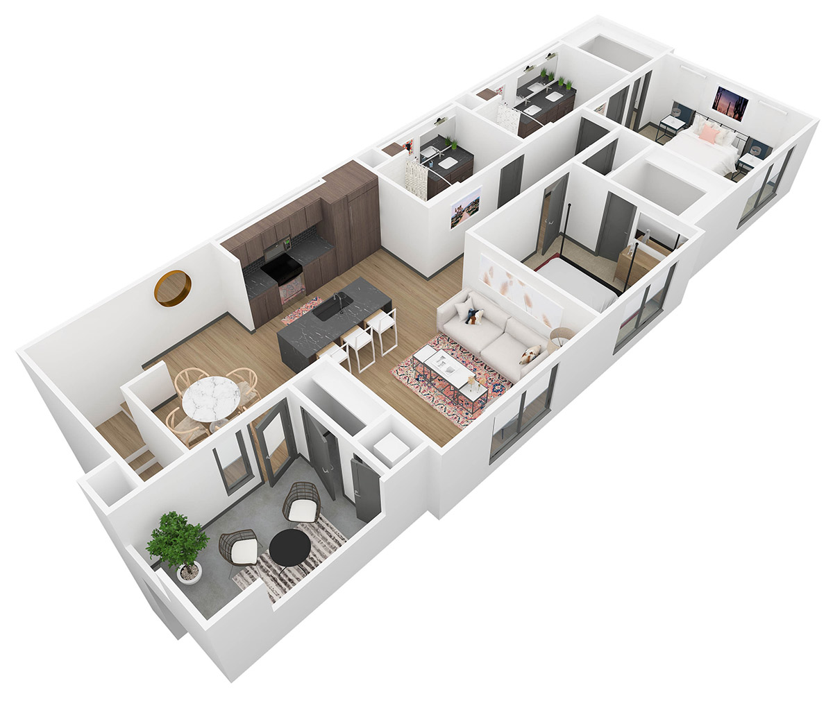 Persea 2 Bedroom Floor Plan - B3 - 10