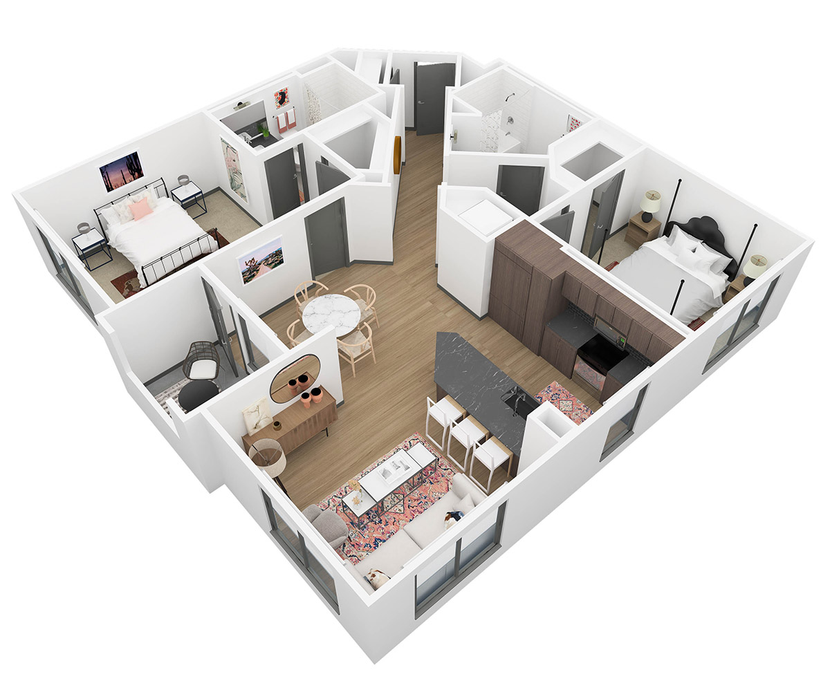 Persea 2 Bedroom Floor Plan - B4 - 13