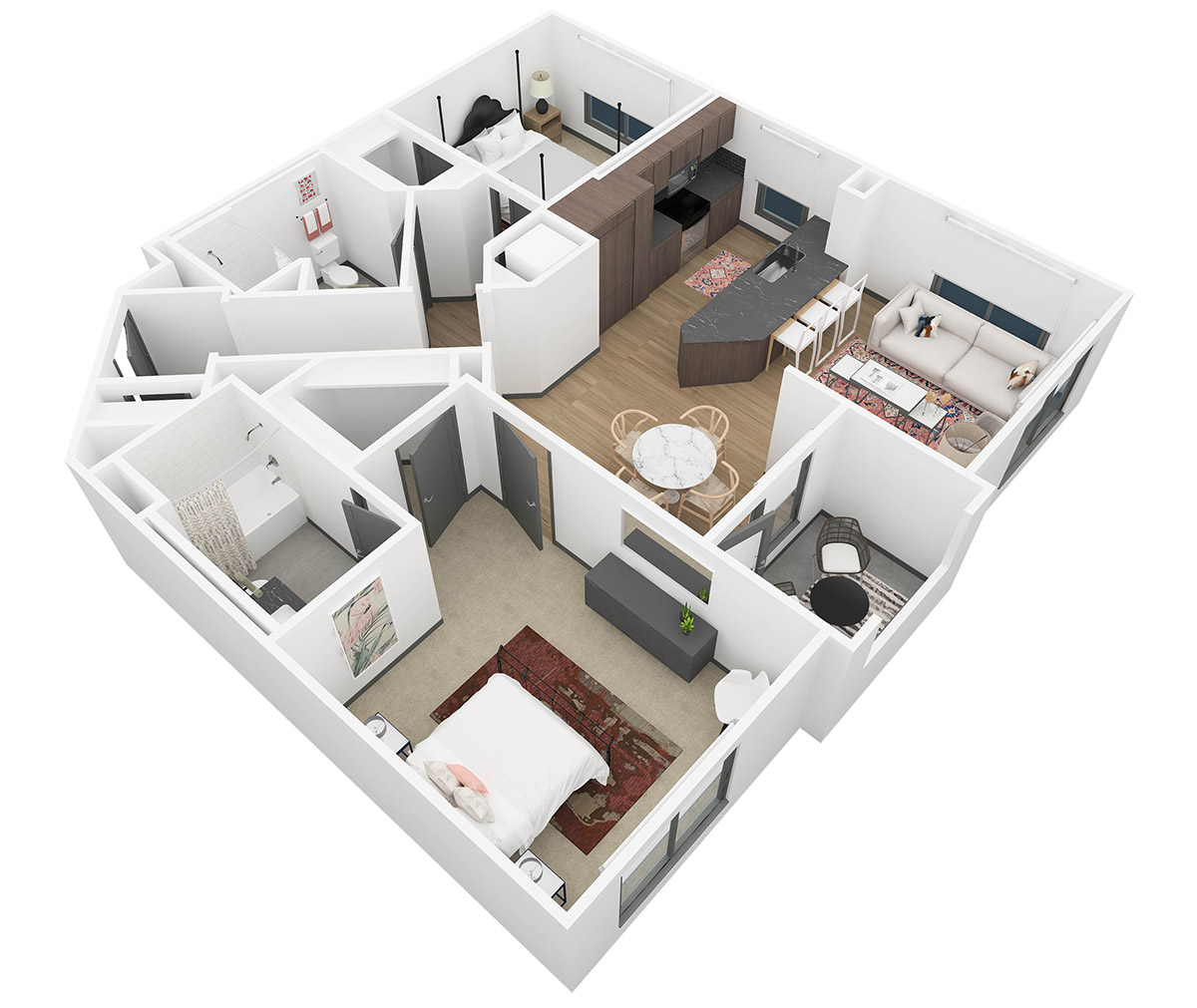 Persea 2 Bedroom Floor Plan - B4 - 15
