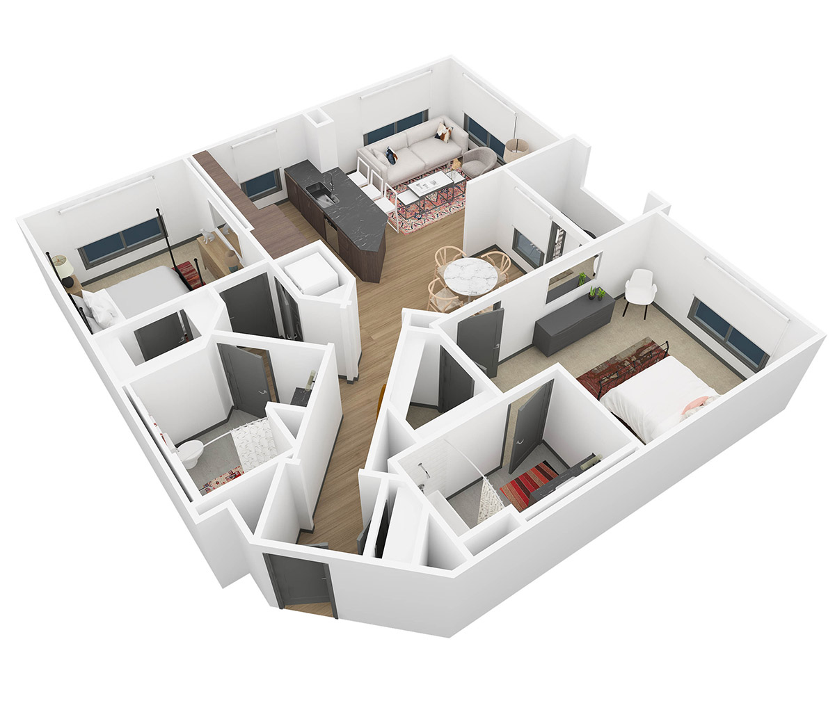 Persea 2 Bedroom Floor Plan - B4 - 16